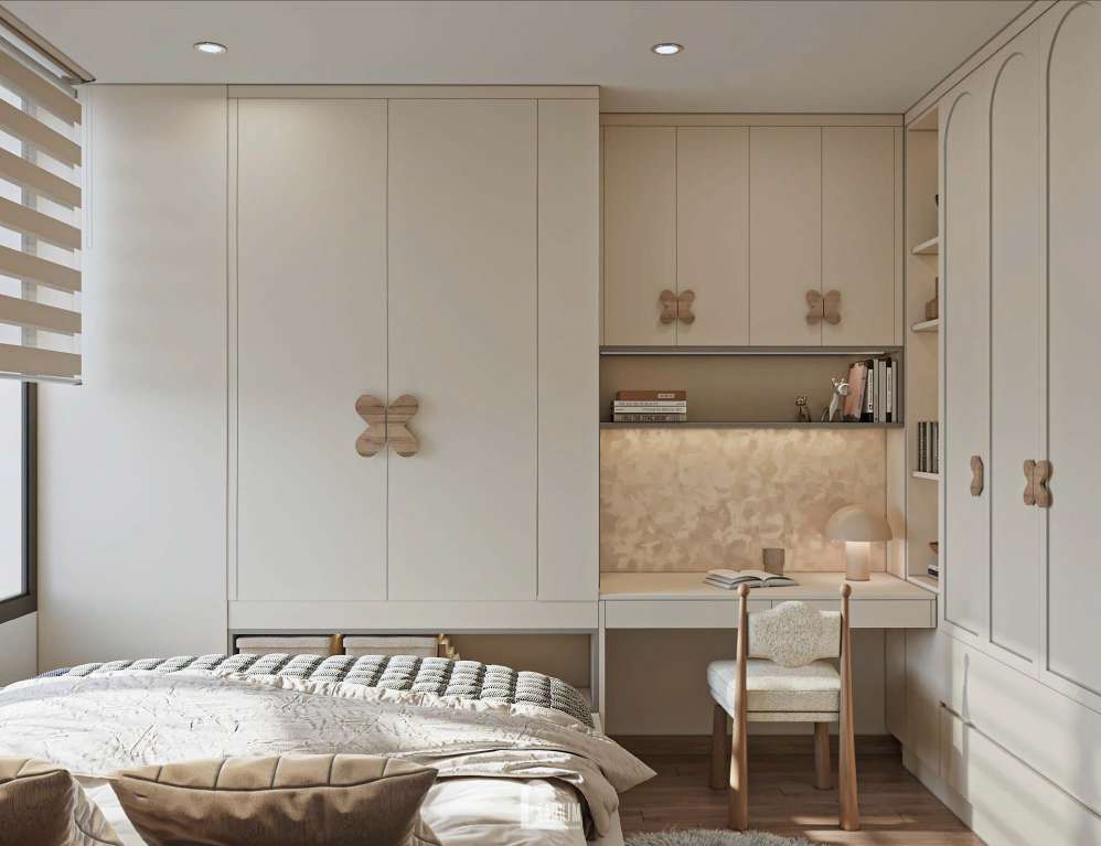 Thiết kế nội thất phòng ngủ Master phong cách Modern dự án The Prime Thái Nguyên